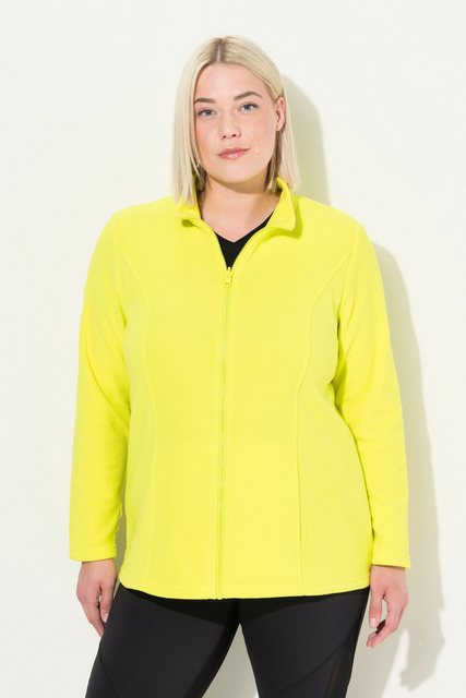 Bild von Große Größen Fleecejacke, Damen, grün, Größe: 46/48, Polyester, Ulla Popken