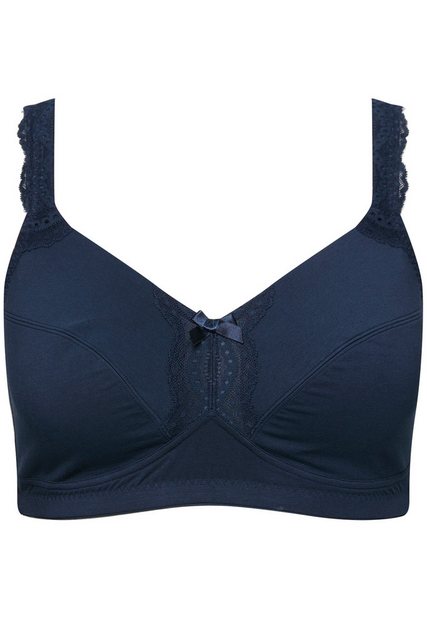 Bild von Große Größen Soft-BH, Damen, blau, Größe: 90C, Baumwolle/Synthetische Fasern, Ulla Popken