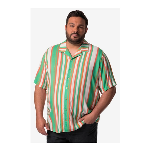 Bild von Men Plus Herren große Größen Übergrößen Menswear L-8XL Streifenhemd – Ein elegantes Kleidungsstück für große Größen