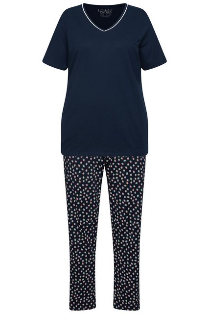 Bild von Große Größen Pyjama, Damen, blau, Größe: 42/44, Baumwolle, Ulla Popken