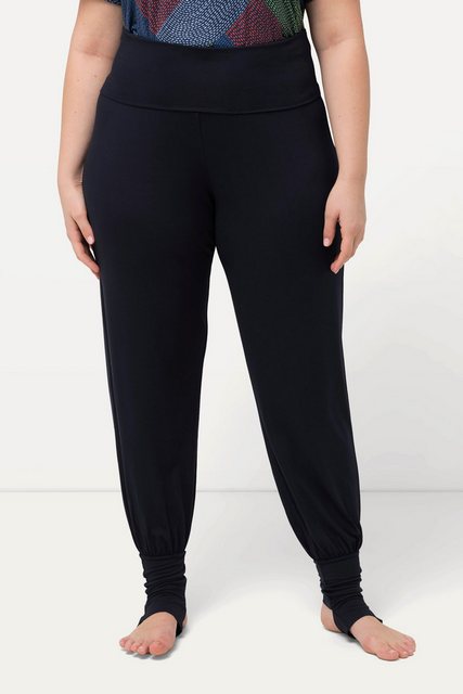 Bild von Große Größen Yoga-Hose, Damen, blau, Größe: 50/52, Viskose, Ulla Popken