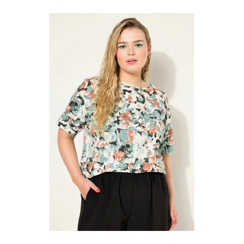 Bild von Elegantes Rundhalsshirt mit Aquarell Flower Print von Studio Untold