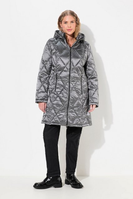 Bild von Große Größen HYPRAR Steppjacke, Damen, grau, Größe: 50/52, Polyester/Synthetische Fasern, Ulla Popken