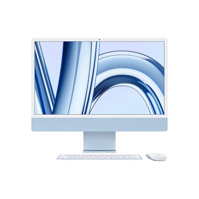 Bild von Apple iMac 24" Retina 4,5K 2023 M3/8/256GB 10C GPU Blau NUM BTO