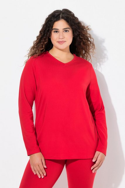 Bild von Ulla Popken Longsleeve Ski-Funktionsshirt schnelltrocknend Loop Langarm