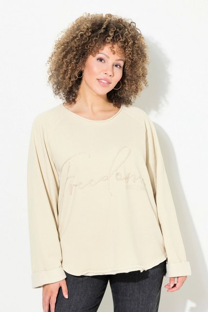 Bild von Große Größen Sweatshirt, Damen, beige, Größe: 50/52, Baumwolle, Ulla Popken