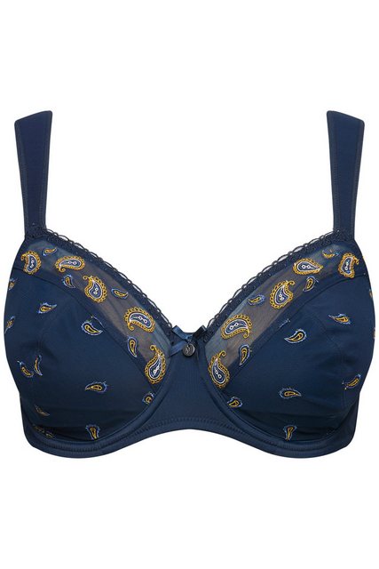 Bild von Große Größen Bügel-BH, Damen, blau, Größe: 110C, Synthetische Fasern/Polyester/Elasthan, Ulla Popken