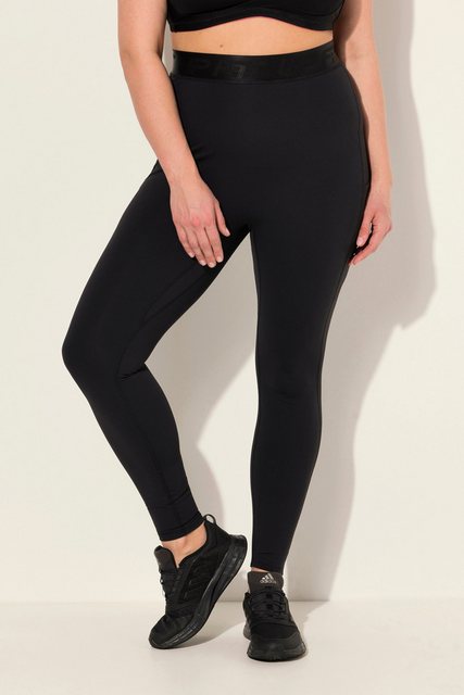 Bild von Große Größen LightFit-Sportleggings, Damen, schwarz, Größe: 46/48, Synthetische Fasern/Elasthan, Ulla Popken