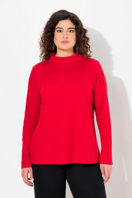 Bild von Große Größen Shirt, Damen, rot, Größe: 50/52, Baumwolle/Viskose, Ulla Popken