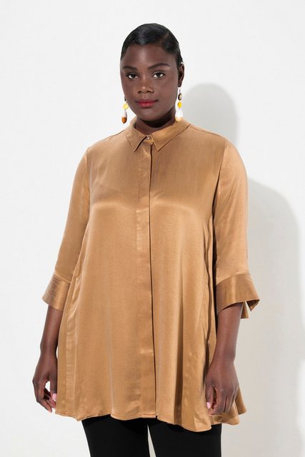 Bild von Große Größen Bluse, Damen, braun, Größe: 50/52, Viskose, Ulla Popken