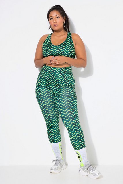 Bild von Große Größen Sport-Tights, Damen, türkis, Größe: 46/48, Polyester/Elasthan, Studio Untold