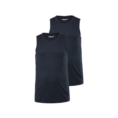 Bild von Men Plus T-Shirt Men+ Tanktop Basic 2er-Pack Rundhals