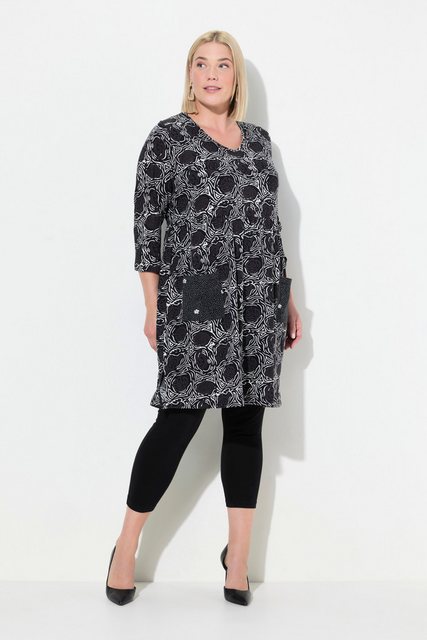 Bild von Große Größen Longshirt, Damen, weiß, Größe: 46/48, Baumwolle, Ulla Popken