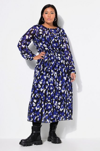Bild von Grosse Grössen Maxikleid, Damen, blau, Größe: 50/52, Polyester, Studio Untold