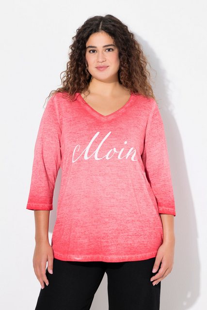 Bild von Grosse Grössen T-Shirt, Damen, rot, Größe: 54/56, Baumwolle, Ulla Popken