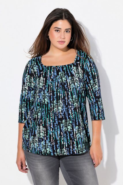 Bild von Große Größen Shirt, Damen, schwarz, Größe: 46/48, Baumwolle, Ulla Popken