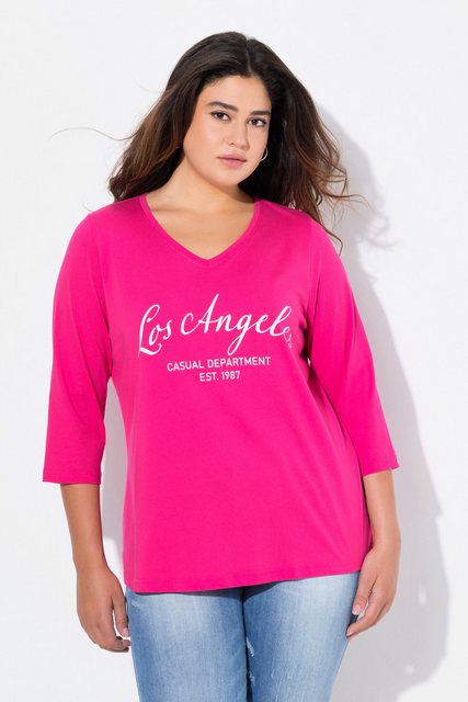 Bild von Große Größen Shirt, Damen, rosa, Größe: 54/56, Baumwolle, Ulla Popken