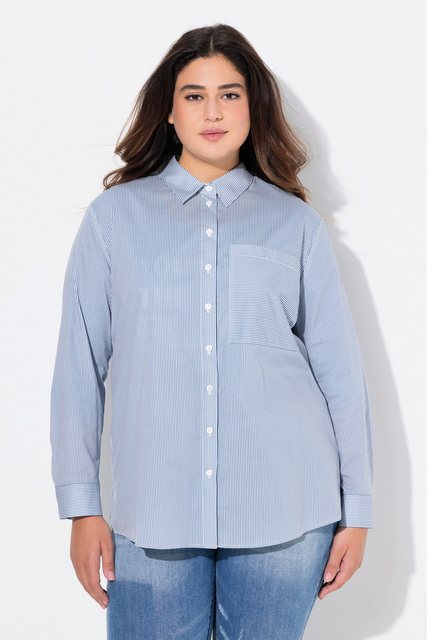 Bild von Große Größen Bluse, Damen, blau, Größe: 42/44, Baumwolle, Ulla Popken