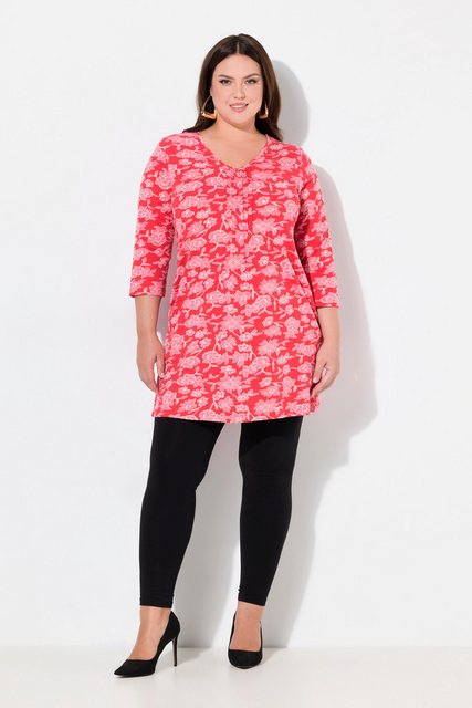 Bild von Große Größen Longshirt, Damen, rot, Größe: 46/48, Baumwolle, Ulla Popken