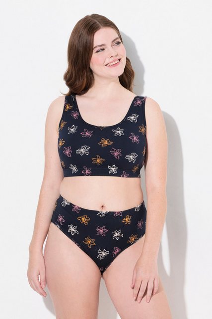 Bild von Grosse Grössen Bustier, Damen, blau, Größe: 54/56, Baumwolle, Ulla Popken