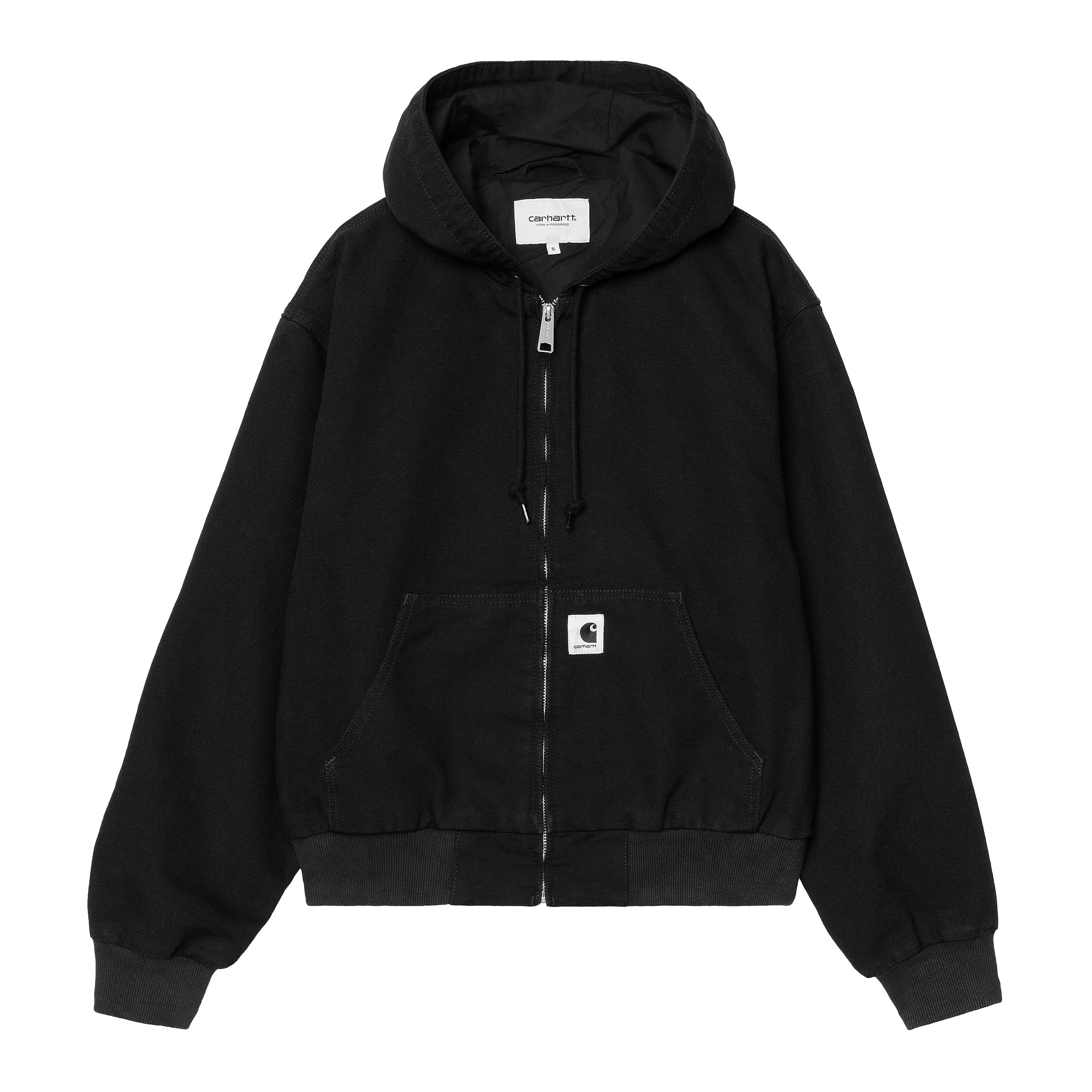 Bild von Carhartt WIP - W' OG Active Rinsed Black - Jacke - Schwarz - XS - 100% Bio-Baumwolle,Segeltuch