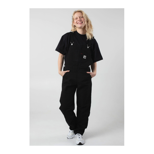 Bild von Carhartt WIP - W' Bib Straight Rinsed Black Latzhose im Test