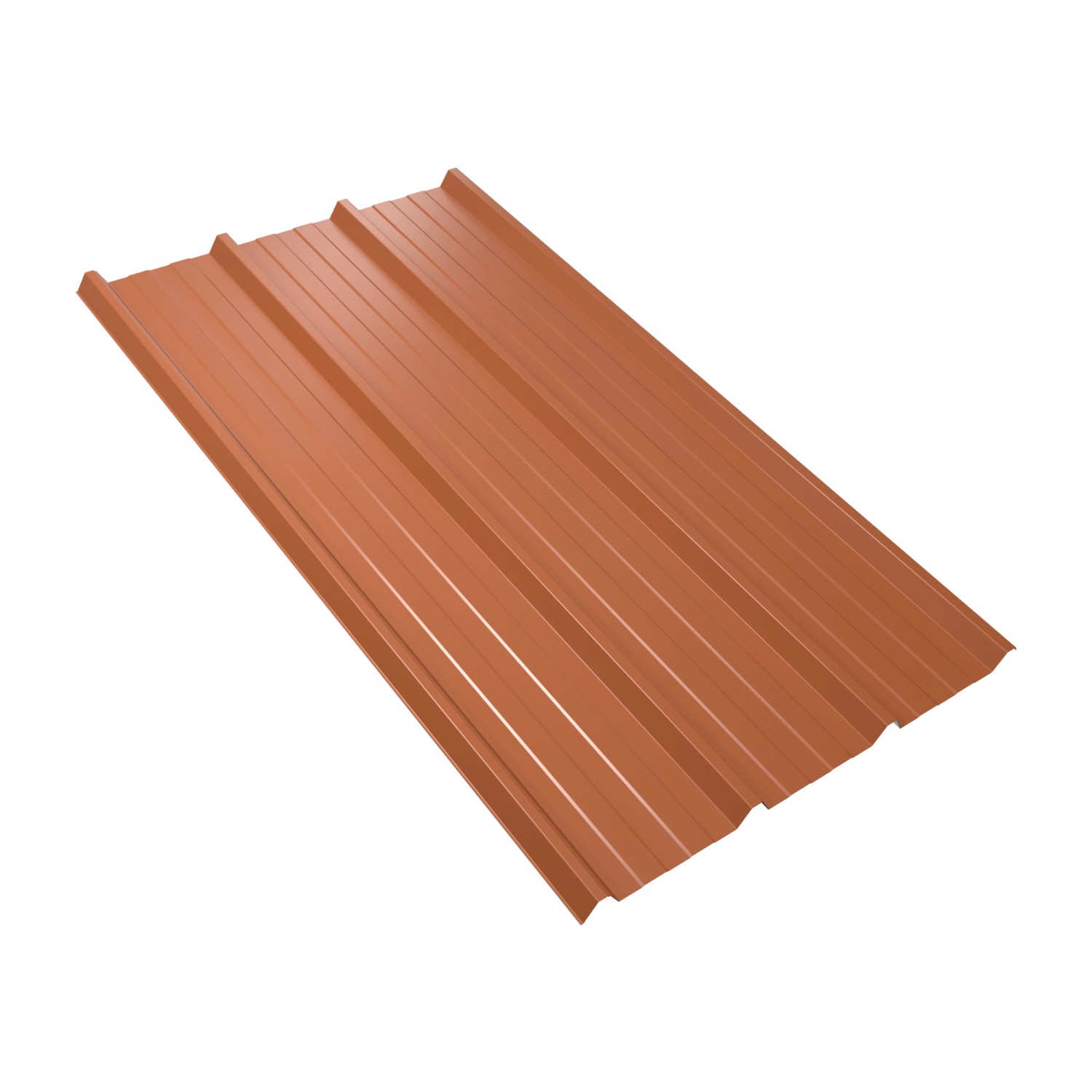 Bild von Weckman Trapezblech W45 3.600 mm x 1.069 mm x 0,75 mm Ziegelrot