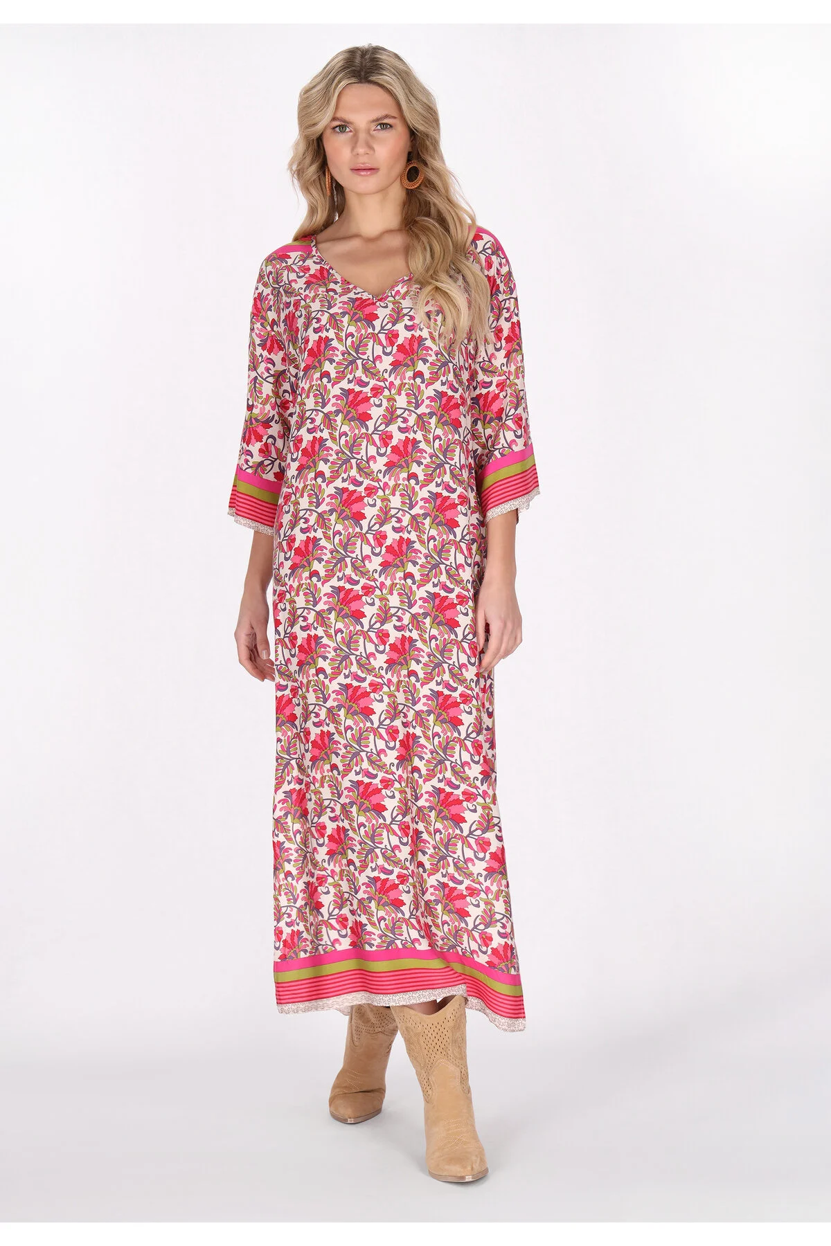 Bild von USHA Kleid Mehrfarbig für Damen - M