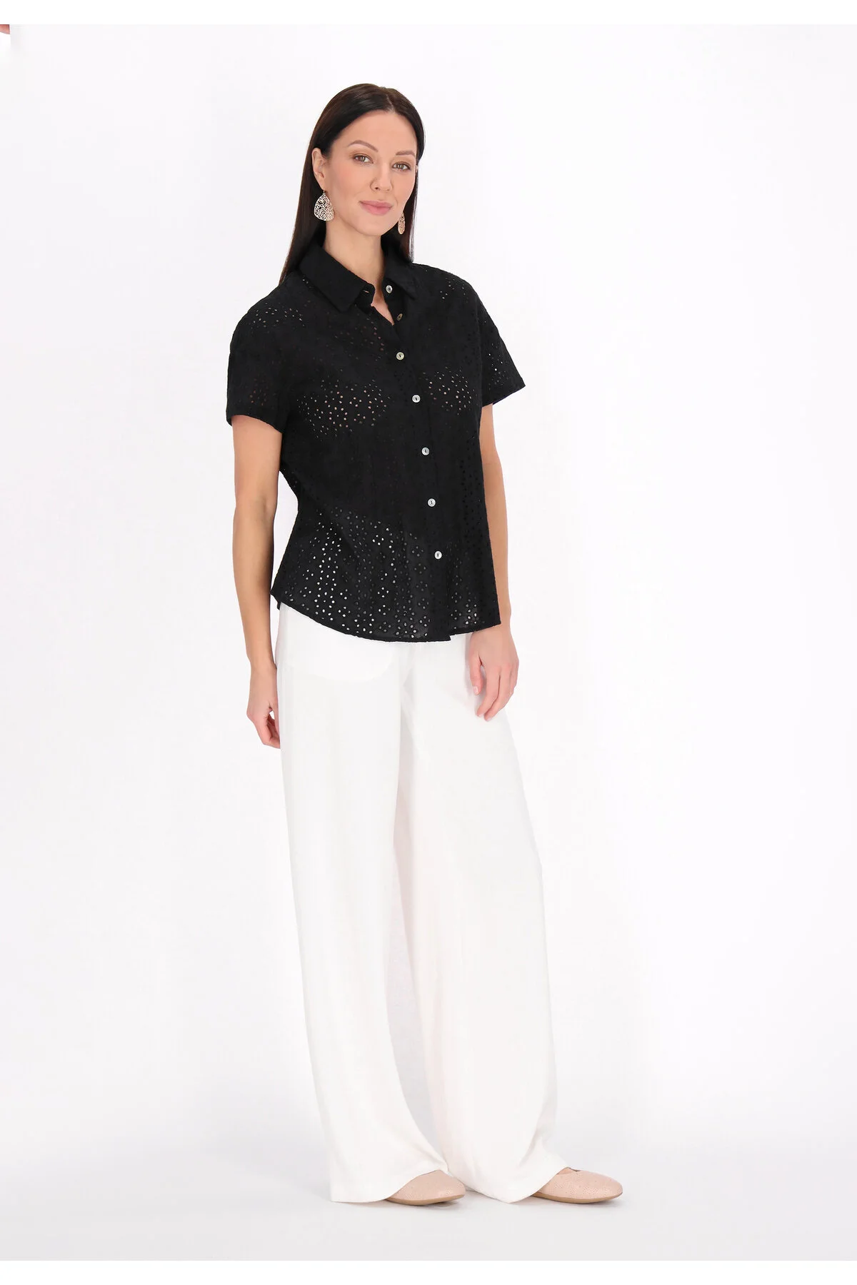 Bild von USHA Bluse Schwarz für Damen - 2XL