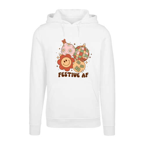 Bild von F4NT4STIC Kapuzenpullover "Festive AF Christmas Tree Balls" - Premium Qualität