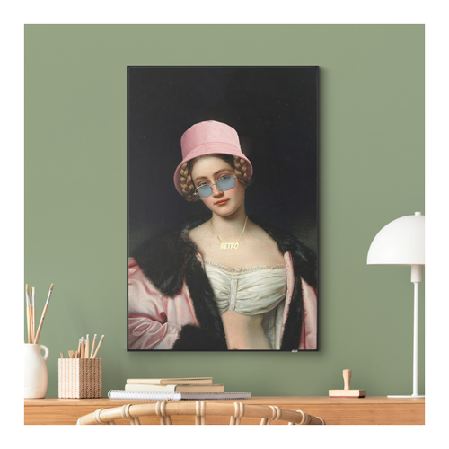 Bild von Wechselbild Retro Caroline – Flexibles Design für jeden Raum