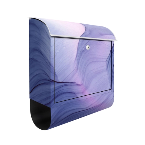 Bild von Eleganter Briefkasten in Meliertem Violett