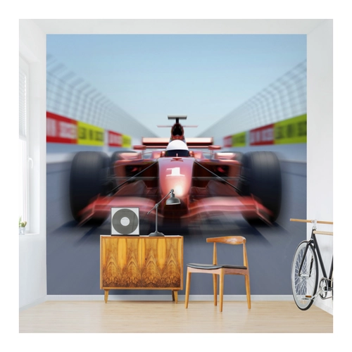 Bild von Fototapete Kinderzimmer Rennauto