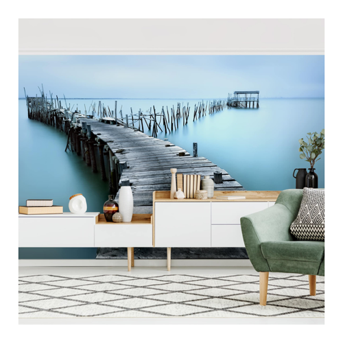 Bild von Fototapete Der Hafen von Carrasqueira - Moderne Vliestapete für Ihr Zuhause