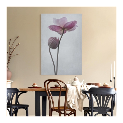 Bild von Akustikbild Anemonen in rosa