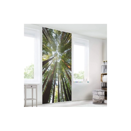 Bild von Bilderdepot24 Schiebegardine modern Flächenvorhang blickdicht Mammutbaum