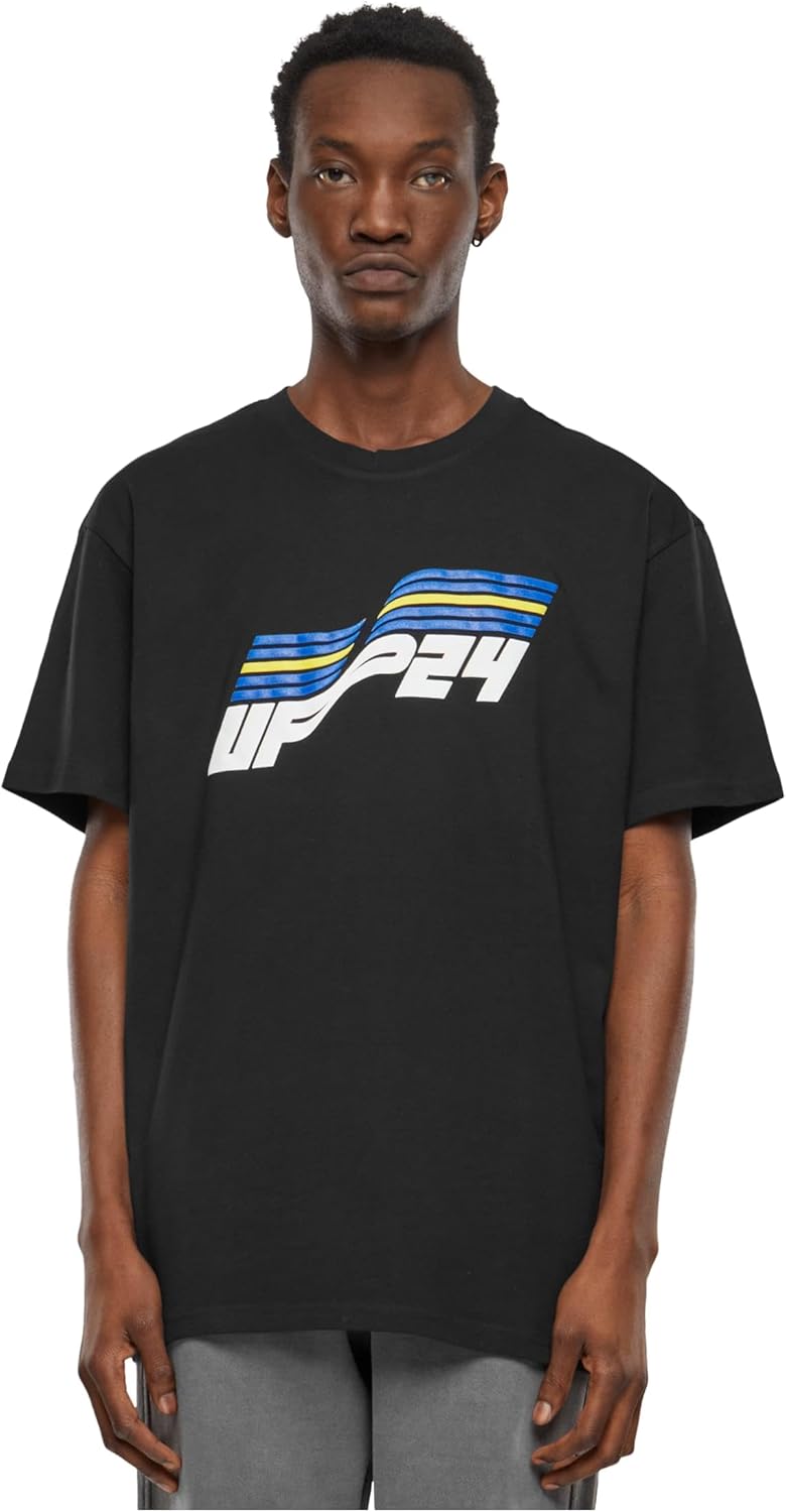 Bild von Mister Tee Upscale Herren T-Shirt UP24 Heavy Oversize Tee, Print T-Shirt für Männer, Oversized Fit, Streetwear