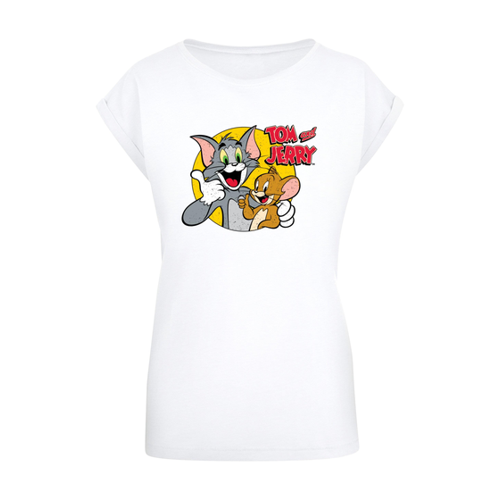 Bild von ABSOLUTE CULT Damen Ladies Tom and Jerry - Thumbs up T-Shirt