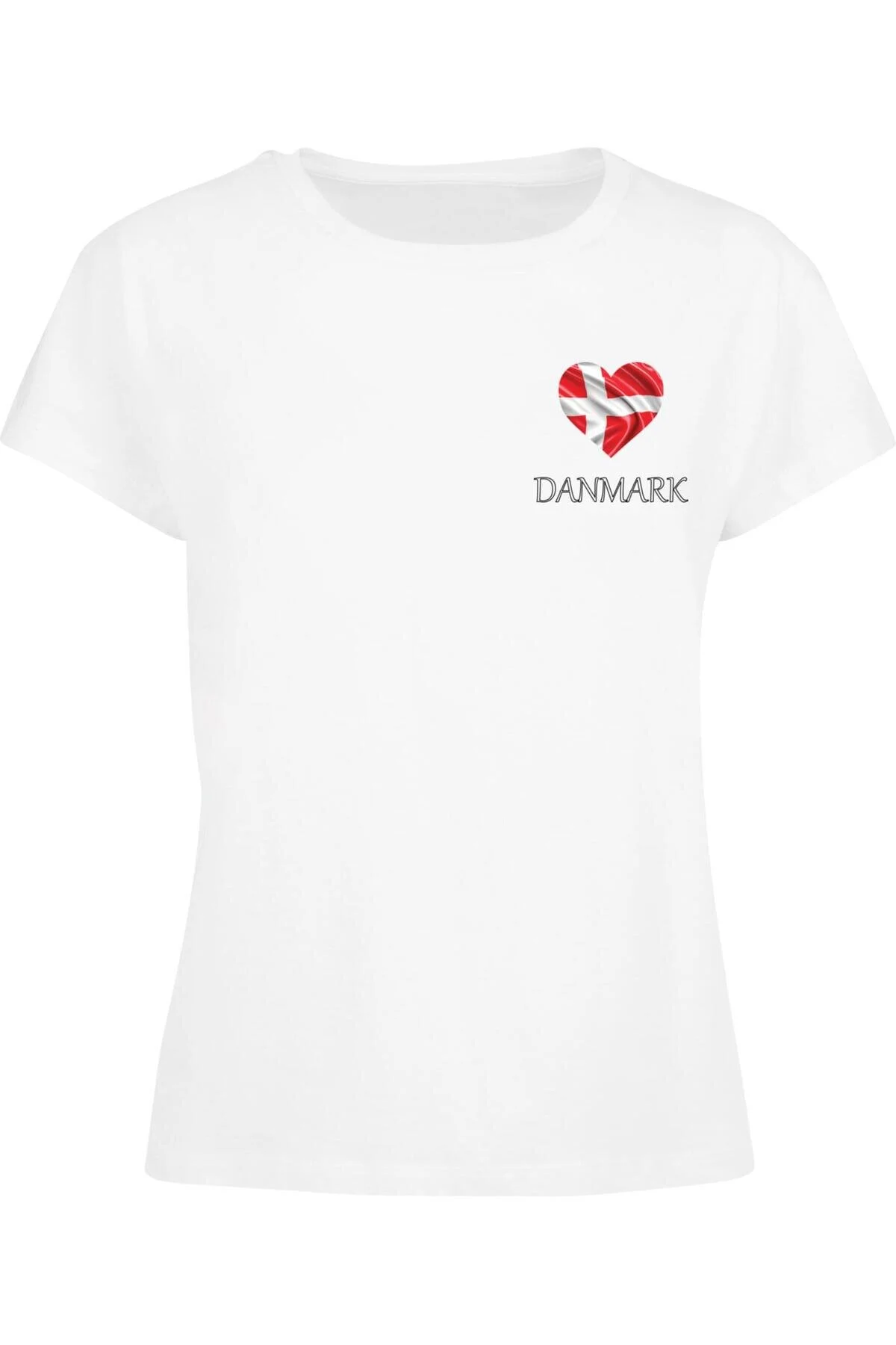 Bild von Merchcode Merchcode Football Dänemark T-shirt für Damen - M