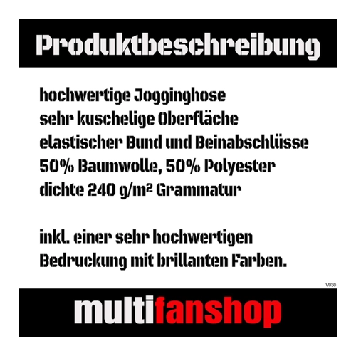 Bild von multifanshop Jogginghose Bielefeld - Perfekt für alle Fans