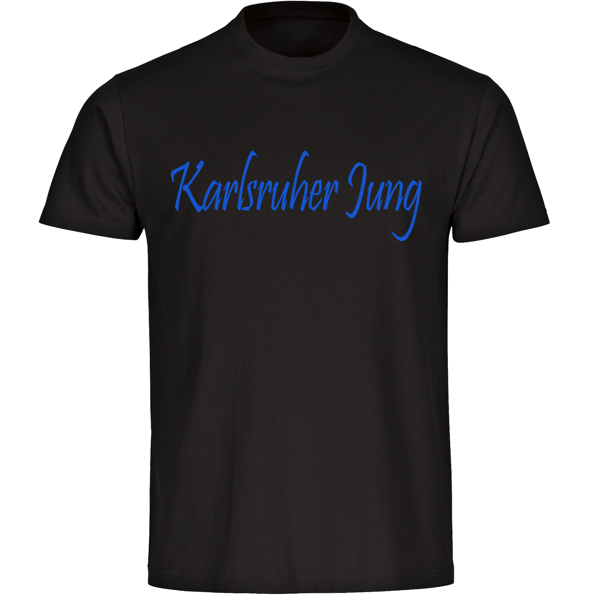 Bild von multifanshop Kinder T-Shirt - Karlsruhe - Karlsruher Jung - Druck blau - Kind