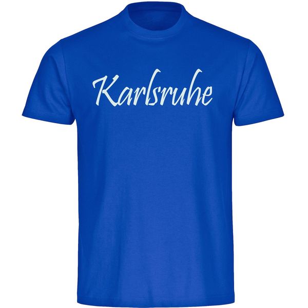 Bild von multifanshop Kinder T-Shirt - Karlsruhe - Schriftzug - Druck weiß - Kind