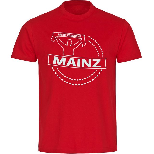 Bild von multifanshop Kinder T-Shirt - Mainz - Meine Fankurve - Druck weiß - Kind