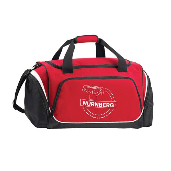 Bild von multifanshop Sporttasche - Nürnberg - Meine Fankurve - Druck weiß - Tasche