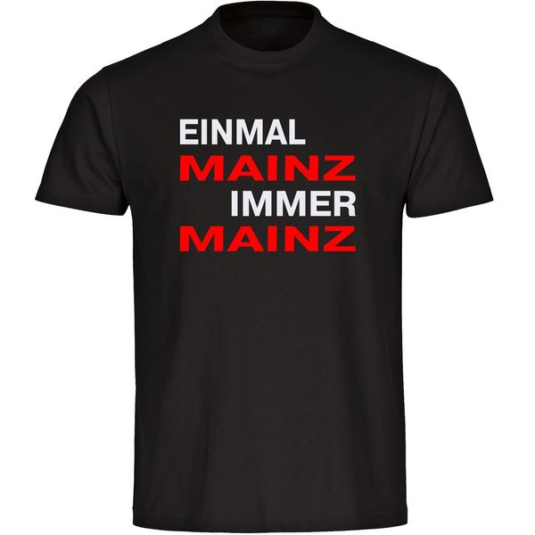 Bild von multifanshop Kinder T-Shirt - Mainz - Einmal Immer - Druck rot - Kind