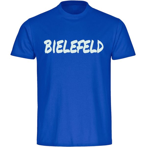 Bild von multifanshop Kinder T-Shirt - Bielefeld - Textmarker - Druck weiß - Kind