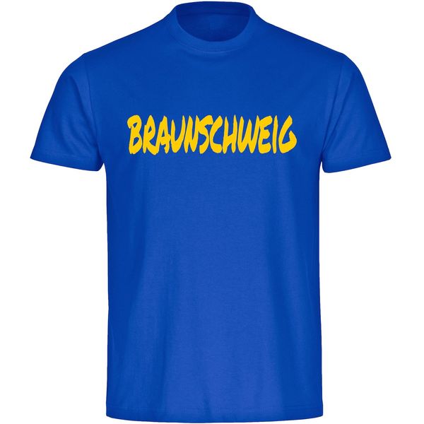 Bild von multifanshop Kinder T-Shirt - Braunschweig - Textmarker - Druck weiß - Kind