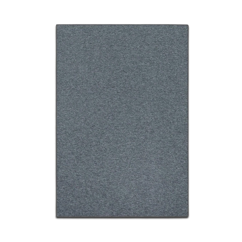 Bild von Karat Teppich London Flacher Schlingenflor Dunkelgrau 100 x 100 cm