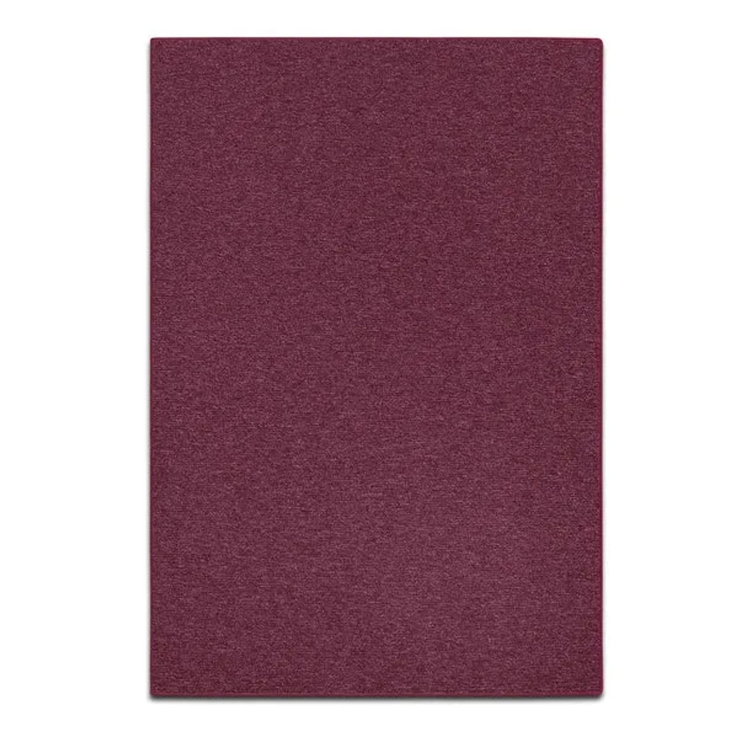 Bild von Karat Teppichläufer London Flacher Schlingenflor Weinrot 80 x 200 cm