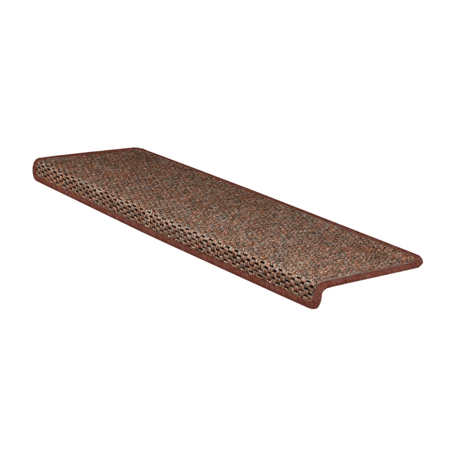 Bild von KARAT Stufenmatte Kalkutta Sisaloptik Braun 23,5 x 65 cm Rechteckig